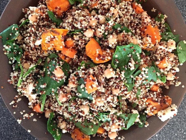 Easy Way Prepare Quinoa and Sweet Potato Salad the So Delicious Tasty