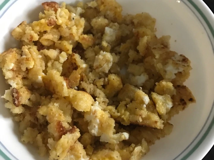 Recipe Cornbread and scrambled eggs the Can Spoil the Tongue You can take Joss in your mouth