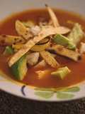 Sopa de tortillas mexicana