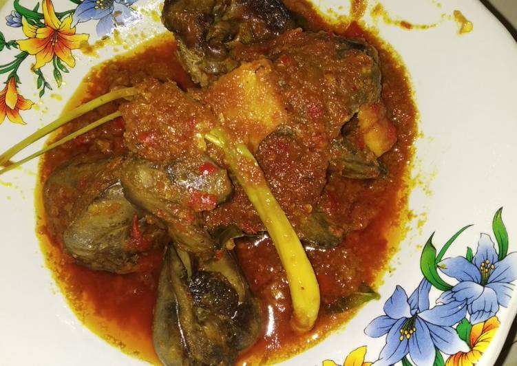 ATI AYAM Bumbu kuning pedas