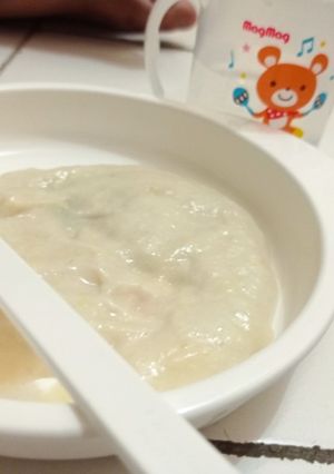 Foto resep Mpasi 6 bulan day 5 - Bubur sumsum pisang keju