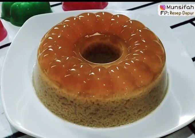 Ternyata ini lho! Cara termudah bikin 9. Puding Lumut Gula merah  nagih banget