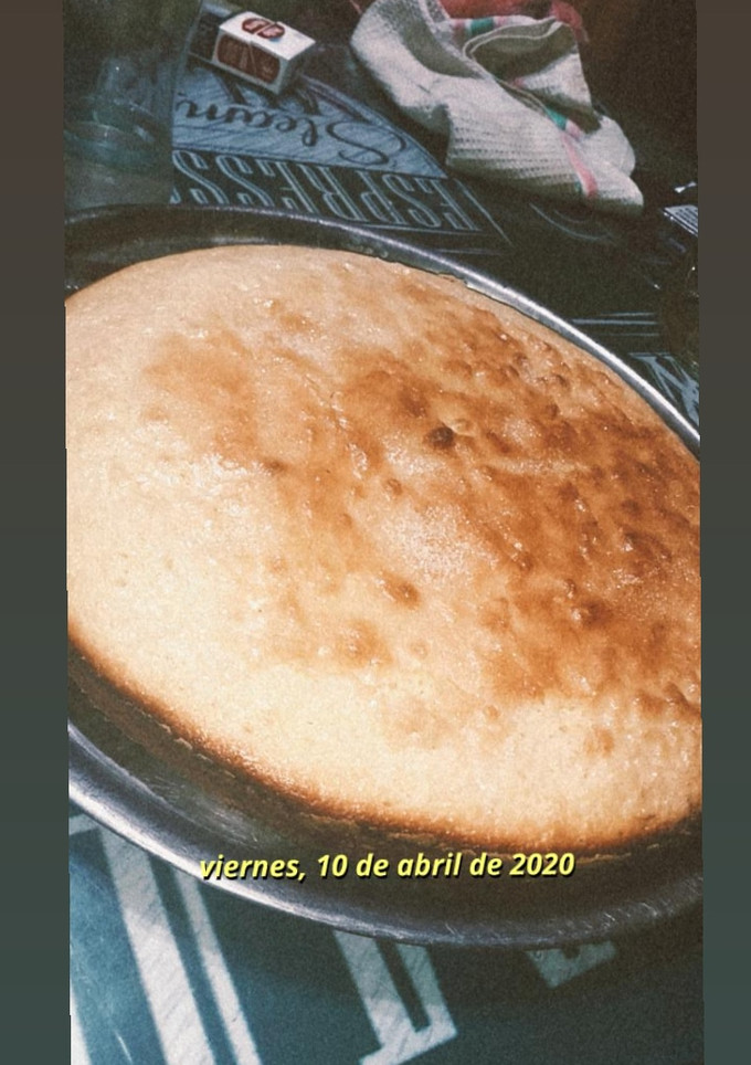 Una foto de Bizcochuelo de limón(también lo puden hacer con mandarina)