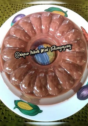 Foto resep Pudding Coklat Topping Roti Marrie Susu (149)