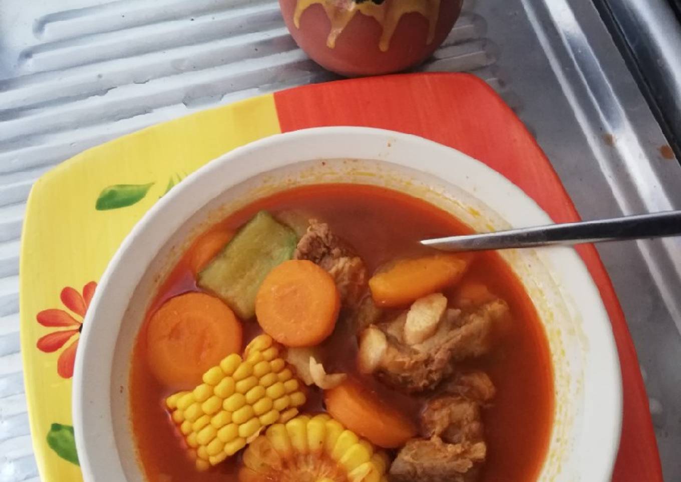 ¡¡Delicioso mole de olla a mi estilo Guanajuato México!!