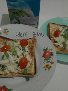 Foto resep Roti Panggang Omelette