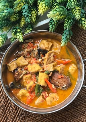 Foto resep Ikan tongkol kuah santan