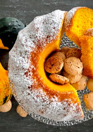 Foto di Ciambella di zucca e amaretti