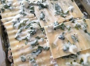 Una foto de Lasagna vegetariana
