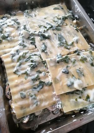 Una foto de Lasagna vegetariana