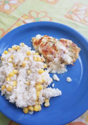 Tejszínes tepsis csirkemell recept fotója