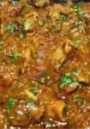 A picture of Bhuna hua Gosht.