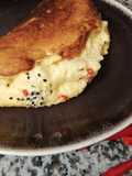 Omellette soufflée piment de cayenne🌶️