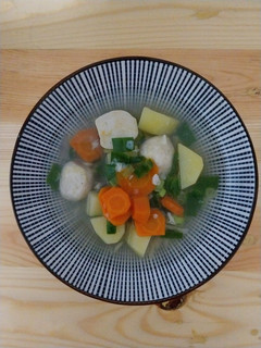 Foto resep Sup Bakso Ikan Sederhana