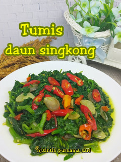 Foto resep Tumis Daun Singkong