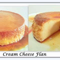 A picture of Cream Cheese Flan.