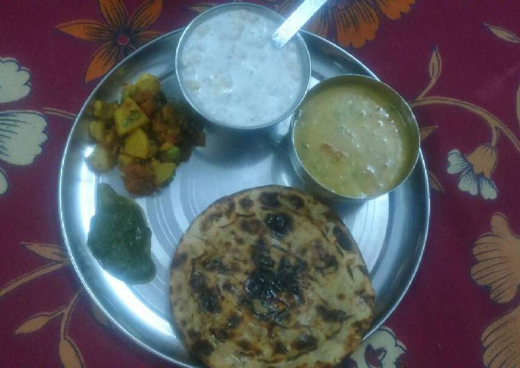 Urad daal with special roti
