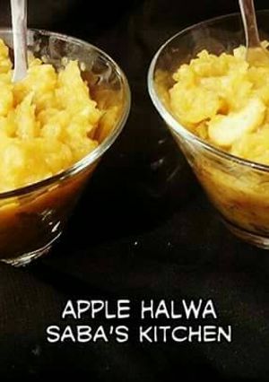 A picture of Apple Halwa.