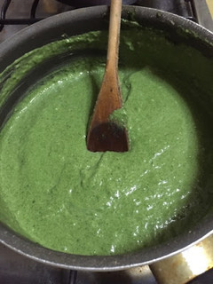 Una foto de Salsa de espinaca