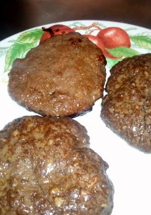 A picture of hamburgers.