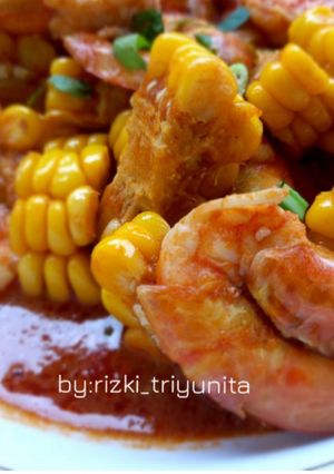 Foto resep Udang Pedas Manis