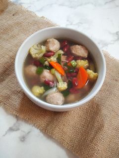 Foto resep Sop Bakso Kacang Merah