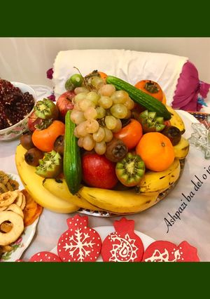 عکسی از دستور تزیین میوه