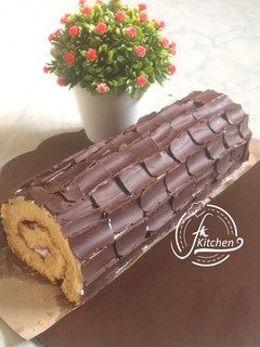 Foto resep Choco Vanilla Roll Cake