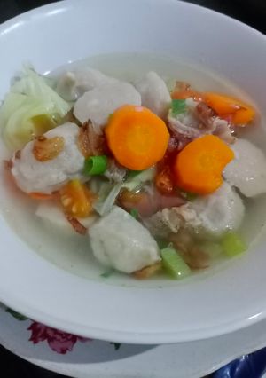 Foto resep Sop bakso tetelan sapi