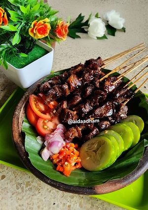 Foto resep Sate Sapi Teflon (Bumbu Praktis)