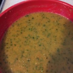 A picture of Carrot and Coriander Soup.