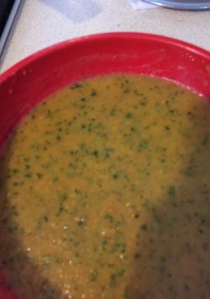 A picture of Carrot and Coriander Soup.