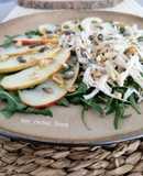 Ensalada de rúcula y pollo