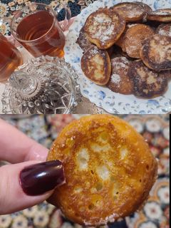 عکسی از دستور کیک قاشقی بدون تخم مرغ🥐