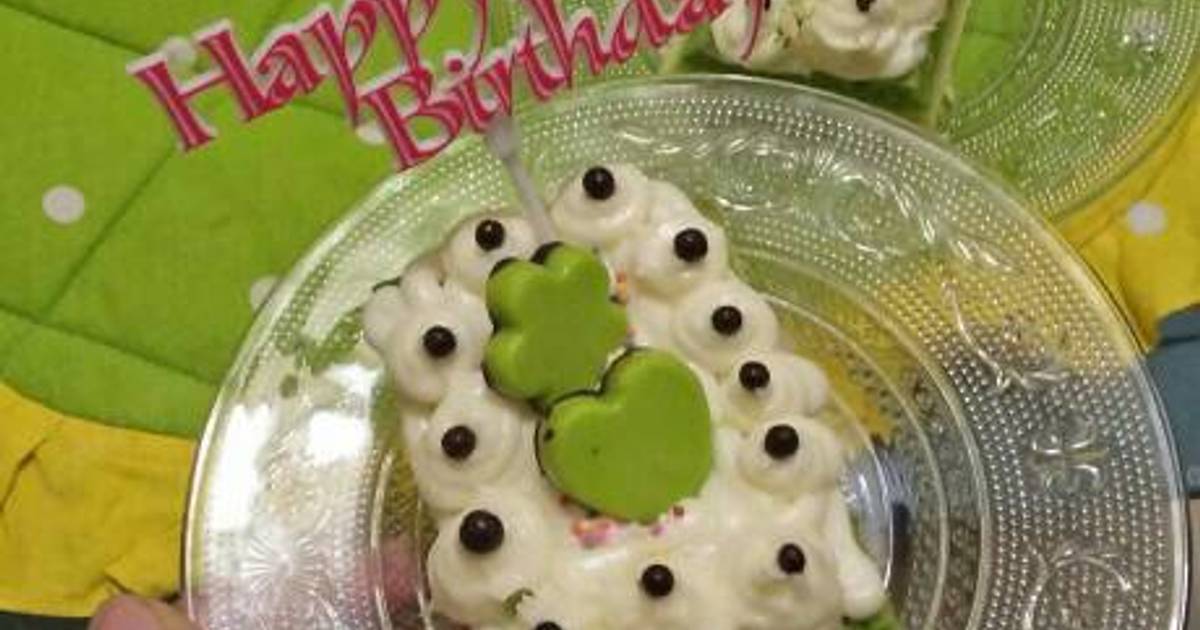 23 resep green tea birthday cake kukus enak dan mudah Cookpad