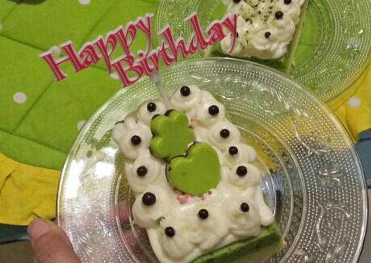 Bahan memasak Bolu kukus green tea yang Enak Banget