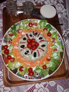 صورة لوصفة سلاطة بالروز
