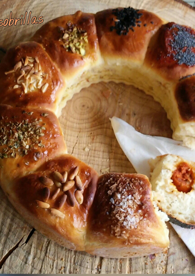Una foto de Pan de leche preñao