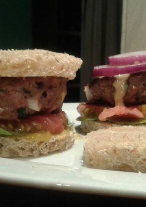 Una foto de Hambueguesas gourmet. .. mi receta 