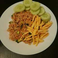 รูปของ Nasi goreng pete ikan asin