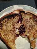 grilled peanut butter and jelly sandwich