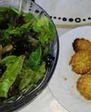 Ensalada tibia vegetariana