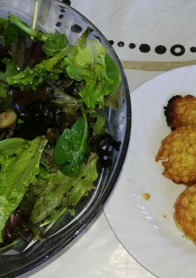Una foto de Ensalada tibia vegetariana