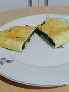 عکسی از دستور املت اسفناج