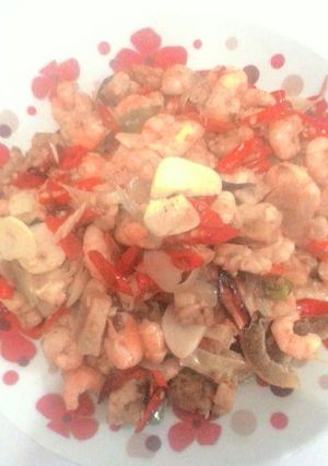 Foto resep Sambal goreng udang rambak