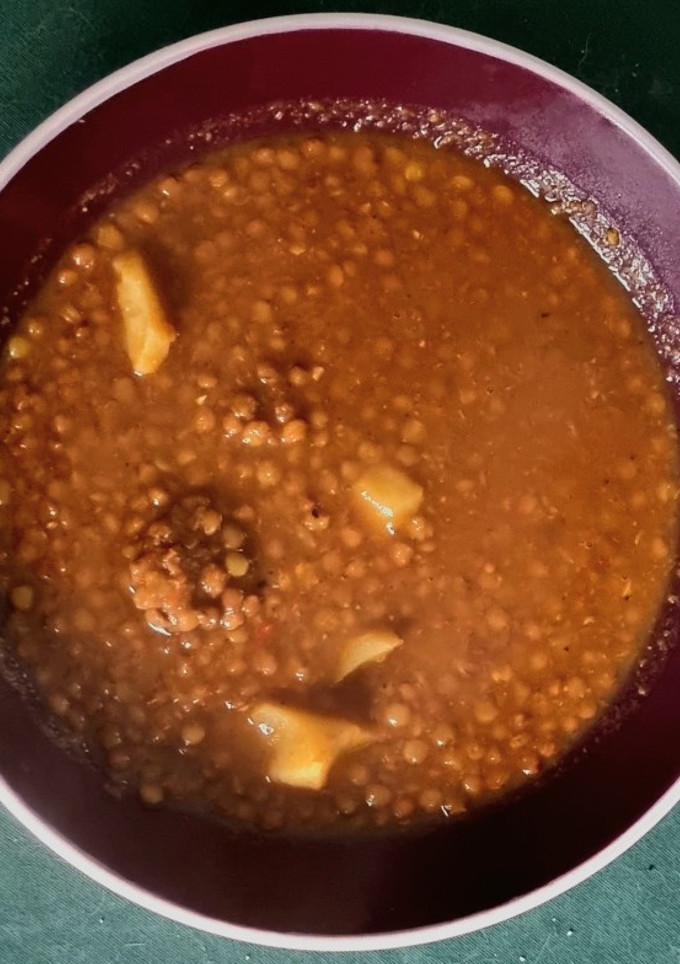 Una foto de Lentejas con chorizo y verduras