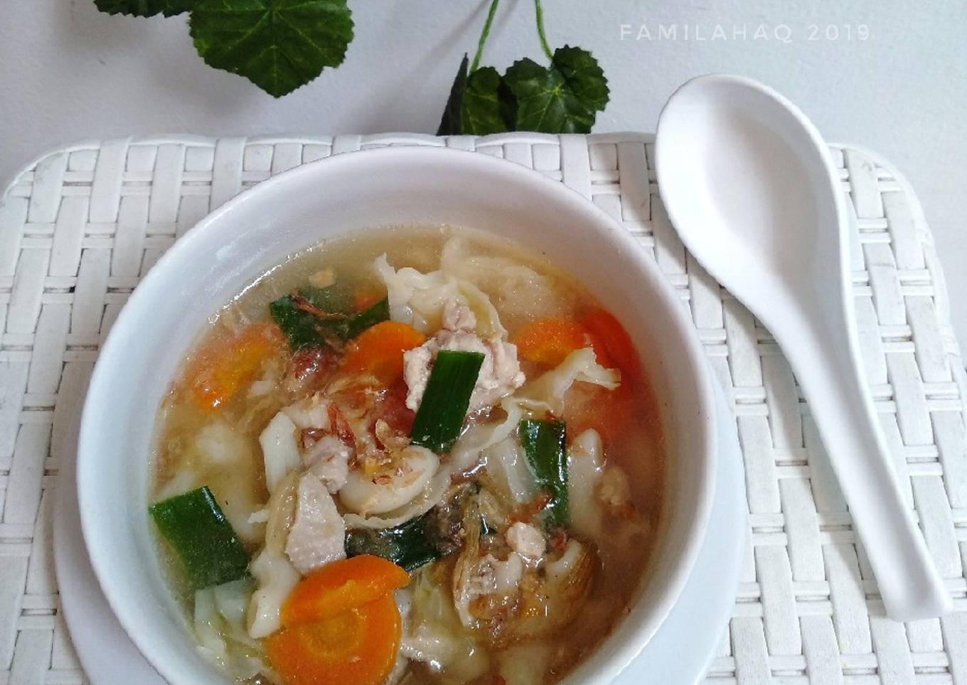 Sup Ayam Makaroni Andalan