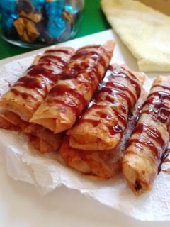 Foto resep Lumpia pisang coklat