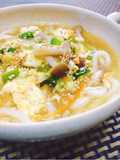 [15-Minute] Late-Night Snack: Vegetable and Egg Udon
