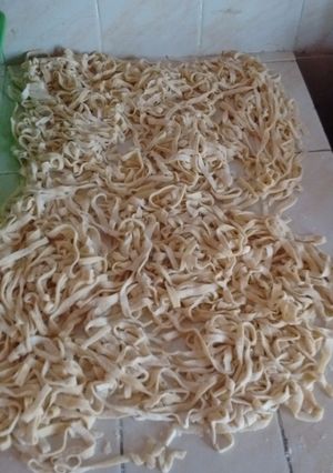 Una foto de Tallarines caseros